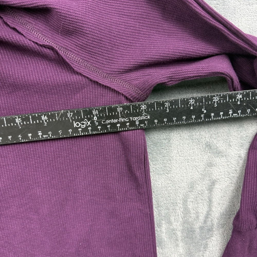 Eddie Bauer Sweater Womens Medium Purple Knit Turtle Neck Pullover Sweatshirt - Picture 4 of 6
